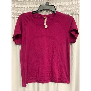 Lululemon Swiftly Tech Short Sleeve Crew Women’s Size 12 – Raspberry Pink Tee
